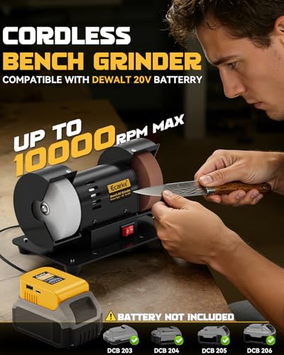 Ecarke 3-Inch Mini Bench Grinder