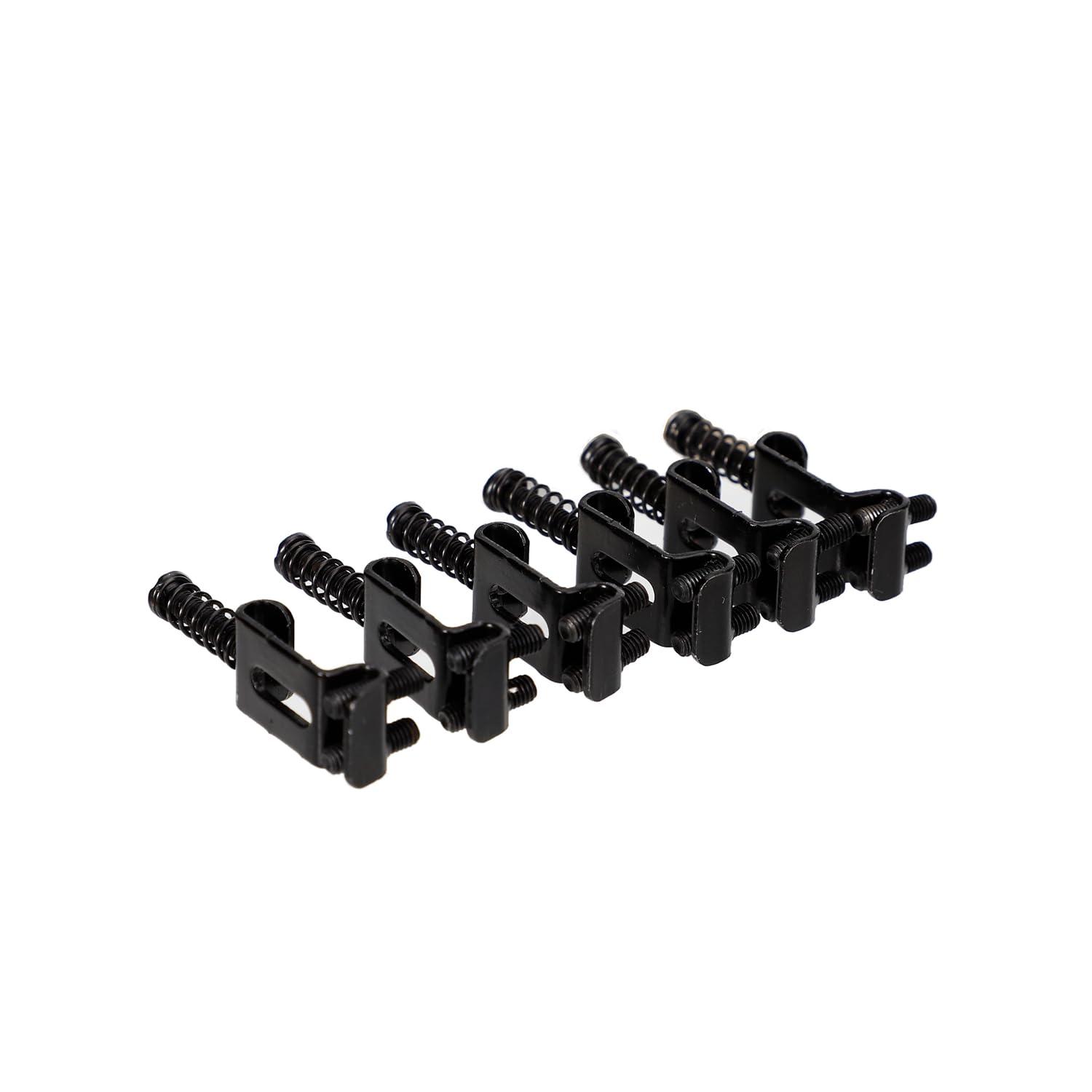 RuiJOTWAT 6 Pack Roller Tremolo Bridge Saddles for Electric Guitars Black - Image 3