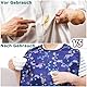 Erwachsene Lätzchen für ältere Frauen, 3pcs Lätz für Erwachsene Senioren Waschbar, Wiederverwendbare Mahlzeiten Kleiderschutz mit Auffangschale