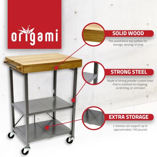 Kitchen-Island-Cart-with-Wheels-Silver Kitchen Island Cart with Wheels Silver
