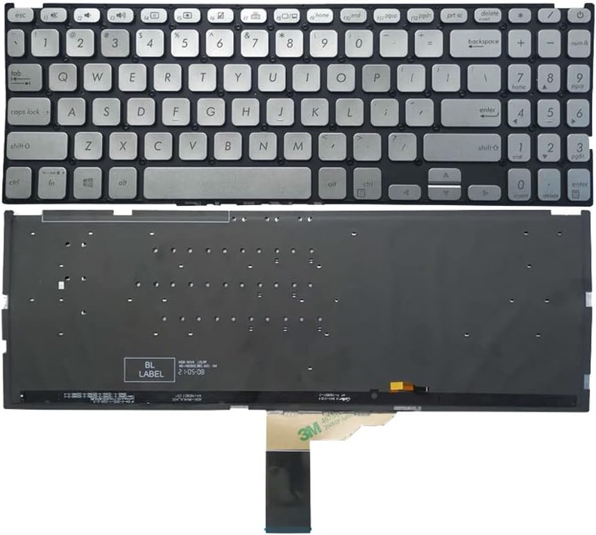 TLBTEK Laptop Keyboard Replacement For Asus VivoBook S15/X510/F510 Series - Black Keyboard Only