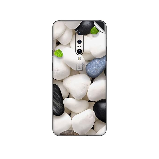 GADGETS WRAP Printed Vinyl Skin Sticker Decal for OnePlus 7 Pro - White Stones