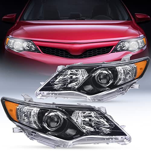 Nilight Headlight Assembly for 2012 2013 2014 Toyota Camry L/LE/XLE/Hybrid LE XLE Headlamps...