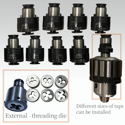 Image of Pneumatic Tapping Machine tap Flexible Arm Threading Tools | Cantilever Drilling flex Universal hand sae tapping arm m3-m12 m4 m5 m6 m8 m10 ANSI 1 /8 5 /32 3 /16 1 /4 5 /16 7 /16 1 /2 3 /8