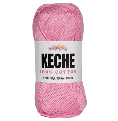 Cotton Yarn - 100% Cotton Yarn for Crocheting and Knitting,