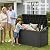 ATMELT 140 Gallon Outdoor Storage Box, Deck Box Waterproof, Toy Storage Bin