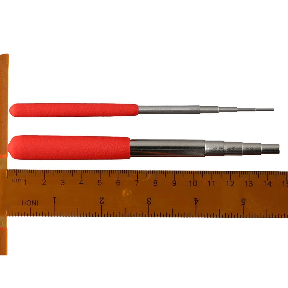 YYlingx 2Pcs Jump Ring Mandrel Set,10 Sizes Wrapping Step Mandrel Wire Ring Mandrels Bead Working Loop Jump Ring Making Tool for Jump Ring & Other Metal Ring Jewelry Making - Image 3