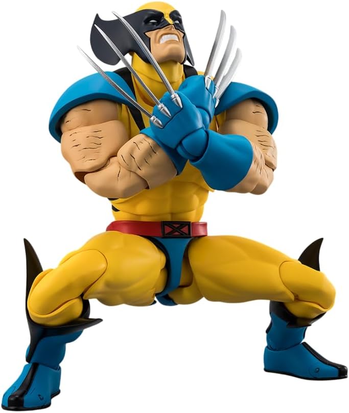 Marvel - Wolverine (GAMERVERSE) S.H.Figuarts Action Figure | X-Men 6 Inch Action Figure S.H. Figuarts - Wolverine (Gamerverse)