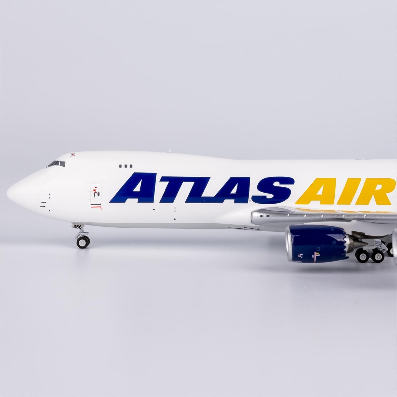 Repliki modeli samolotów 19CM w skali 1/400 gotowy model samolotu odlewanego ciśnieniowo dla Atlas Air B747-8F N856GT samolot dla fanów lotnictwa miniaturowy model samolotu