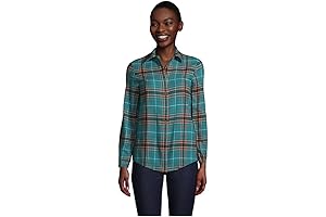 Blake Shelton x Women's Flannel Boyfriend Fit Long Sleeve Shirt: The Epitome...