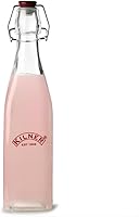 Vista 3 de Kilner Botella de vidrio cuadrada con tapa oscilante 18.5 oz