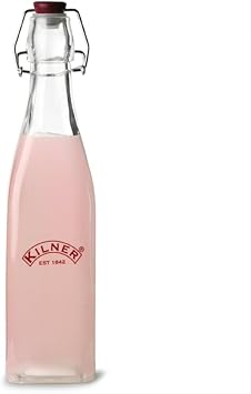 Kilner Square Swing Top Glass Bottle | 18.5 oz