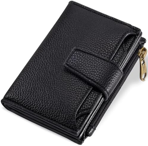 Airkit Small Wallet Women RFID Blocking Soft Leather Bifold Compa...