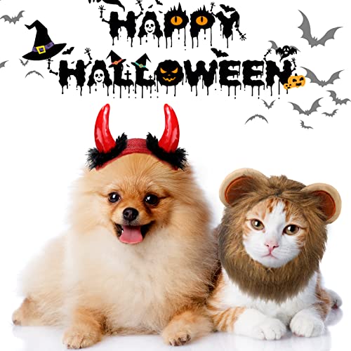 Disfraz Halloween para perros pequeños 4 piezas miniatura 5