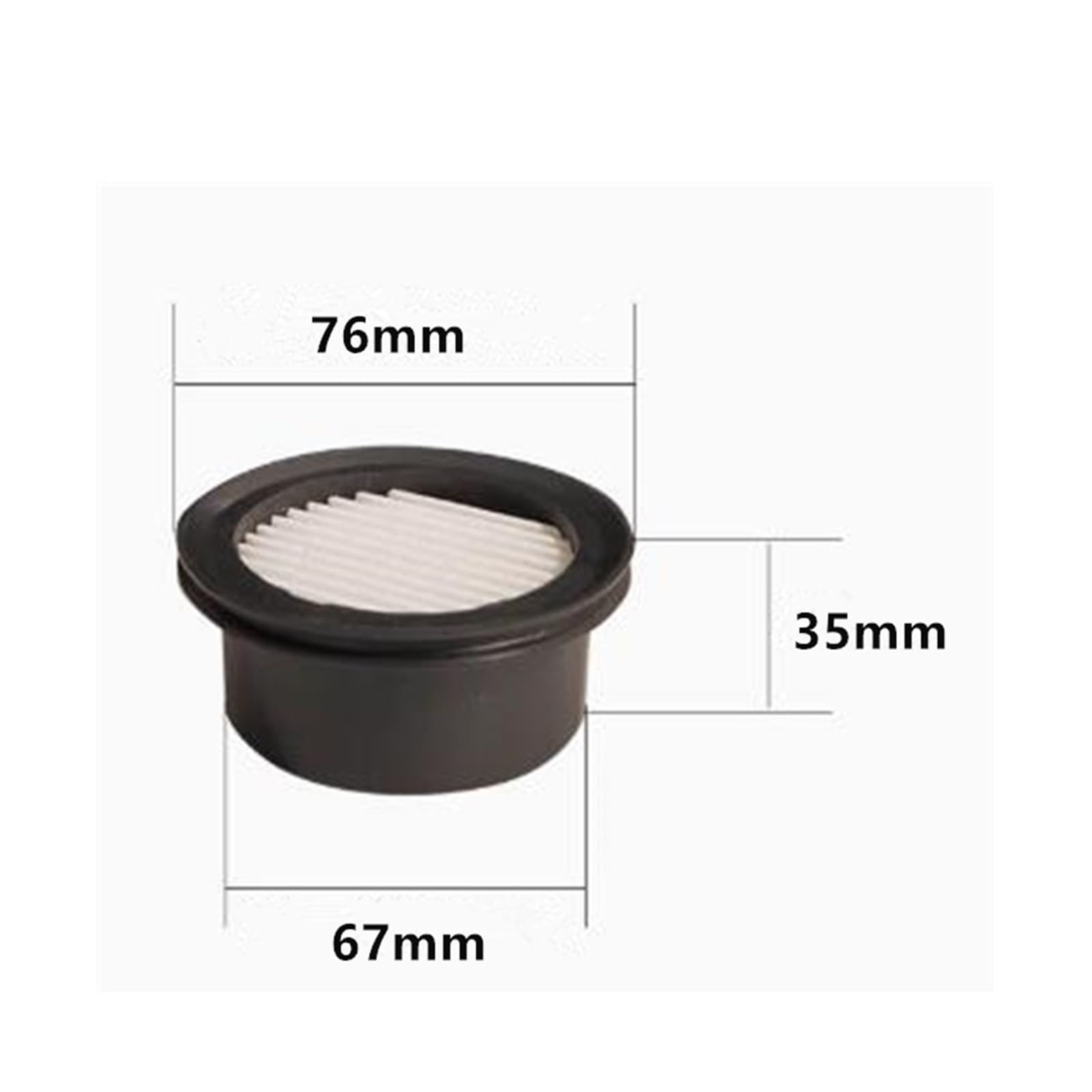 Elemento filtrante di Ingresso per Pompa a Vuoto 1OD102-HT35 OD76-HT35 OD60-HT25 OD40-HT25 per compressore d'Aria, generatore di azoto, filtrazione Industriale e Manutenzione.