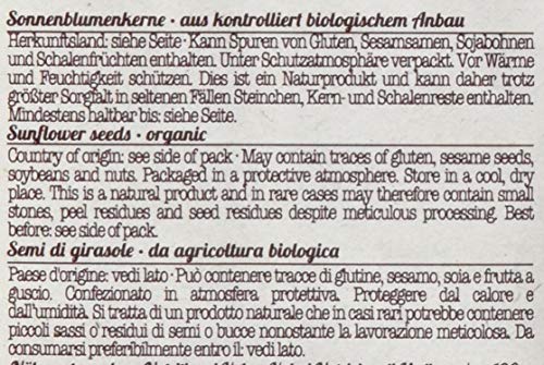Verival Sonnenblumenkerne - Bio, 6er Pack (6 x 250 g Beutel) - Bio