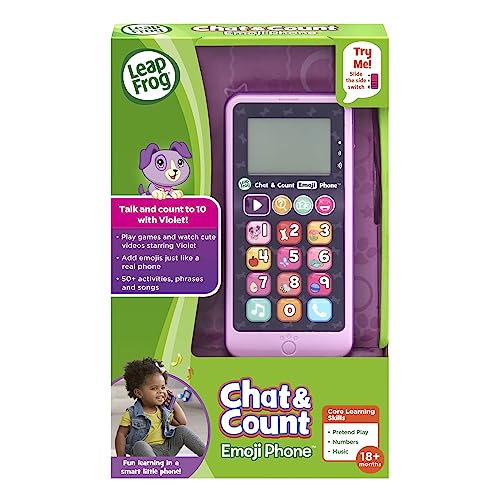 LeapFrog Chat and Count Emoji Phone, Purple - Image 7