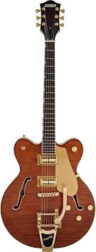 Gretsch LTD Broadkaster Semi-hollowbody Electric Guitar - Roundup Orange Stain