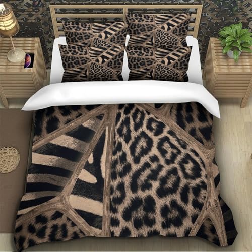 Housse de couette 3D hiéroglyphes parure de lit microfibre douce adolescents - 5