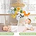 PIIKAGO Animals Baby Crib Mobile - Safari Baby Mobile for Crib with 12 Lullabies for Boys & Girls, Nursery Mobiles, Fits Standard Cribs, Forest Nursery Decor