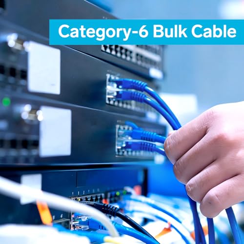 Cable STEREN Cat6 Plenum 1000FT Azul en Bobina miniatura 6