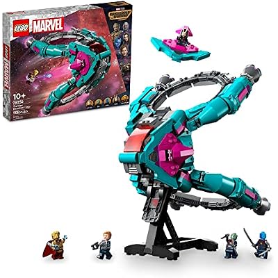Lego Marvel The New Guardians Ship 76255, Spaceship Building Toy with 5 Minifigures, Collectible Model from Guardians of The Galaxy 3, Displayable Super Hero Gift Idea for Kids and Teens Ages 10+