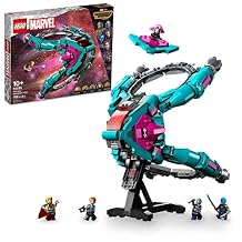 Lego Marvel The New Guardians Ship 76255, Spaceship Building Toy with 5 Minifigures, Collectible Model from Guardians of The Galaxy 3, Displayable Super Hero Gift Idea for Kids and Teens Ages 10+