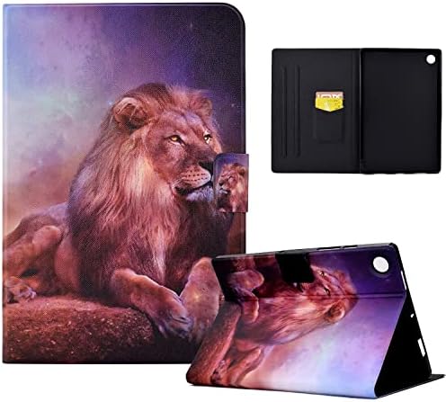 Vkooer Samsung Galaxy Tab A8 10,5'' 2021 Case SM-X200 / X205 Slim PU Leather Folio Flip Wallet Cover with Standfunction Card Slot for Galaxy Tab A8 10,5 inch Tablet, Phantom Butterfly