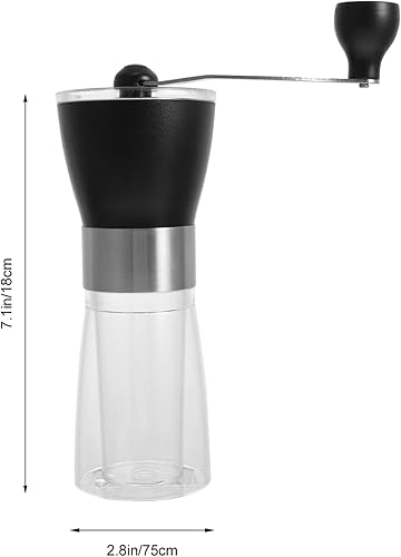 Miniatura 2 de Healifty Trituradora de grano de café manual de café de mano Cereales de mano Condimento de grano Máquina de alimentos secos Rebabas de acero