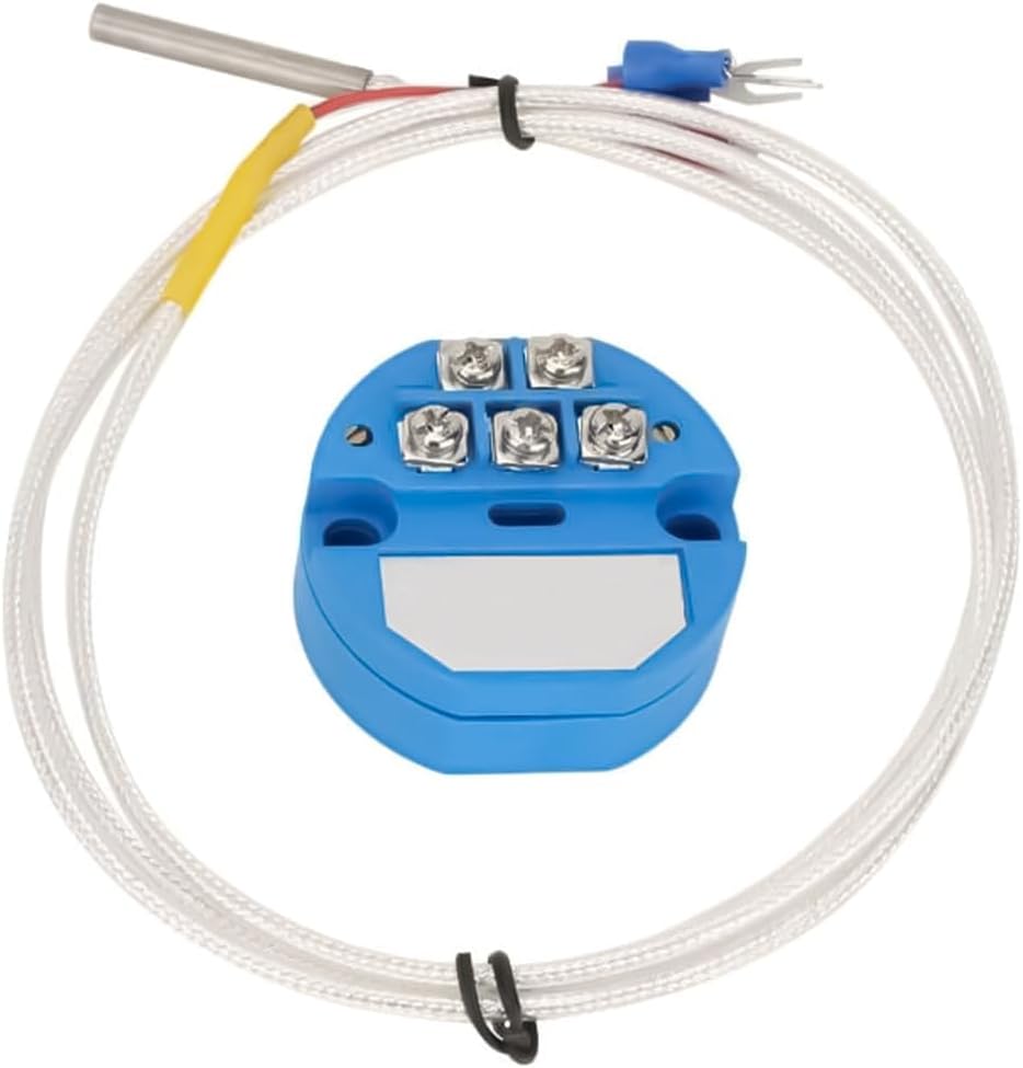 Ausi Temperature Sensor, Isolated Sensor Temperature Transmitter Module PT100 4-20MA With Thermocouple