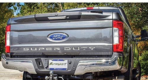 Image of Eurosport Daytona 2017 Ford Super Duty Chrome Tailgate Lettering Kit