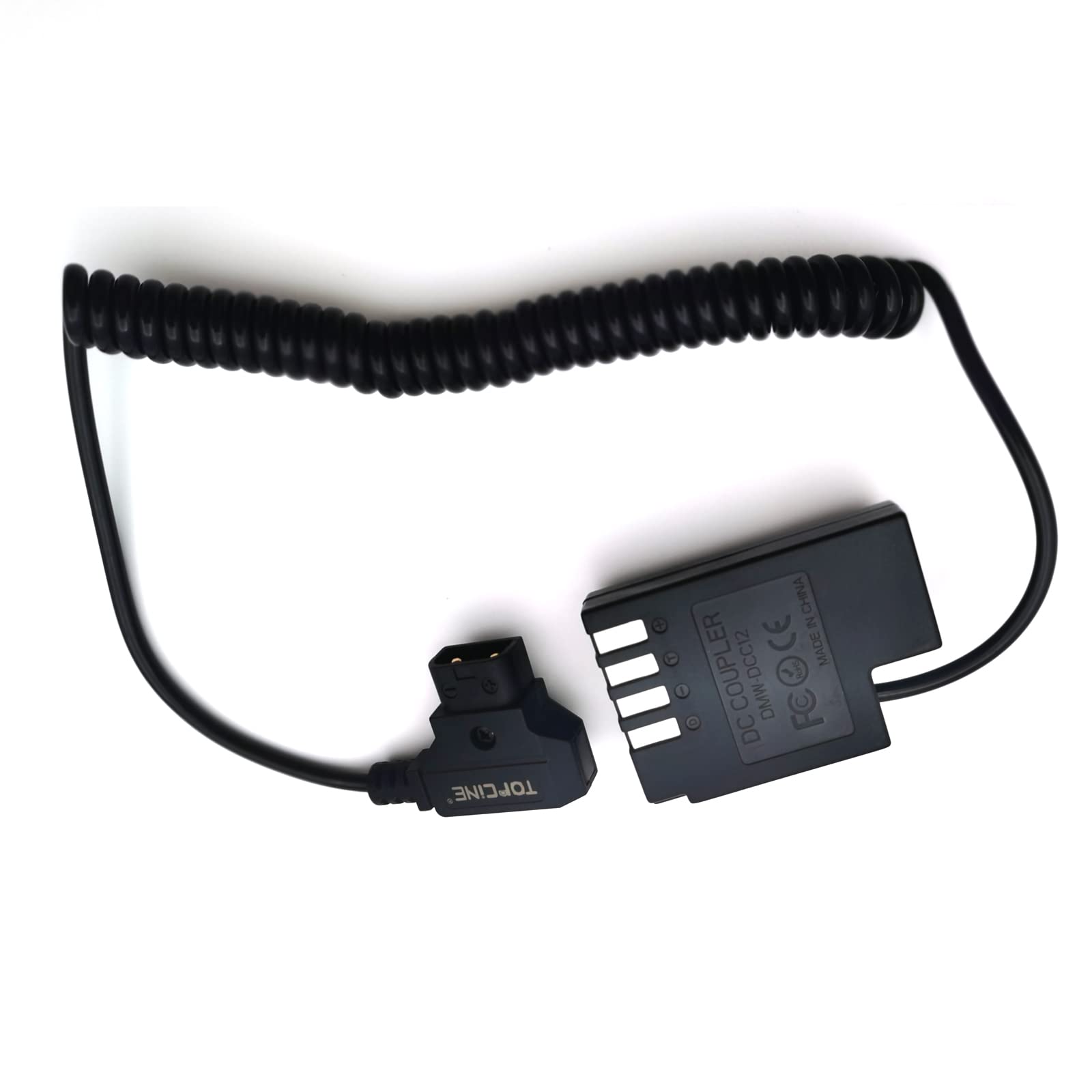 Batería Falsa D Tap A BLK22 - Para Cámaras Panasonic S5K, GH6, Etc., Entrada 12-17V, Salida 8.4V/3A, Cable De 60 Cm