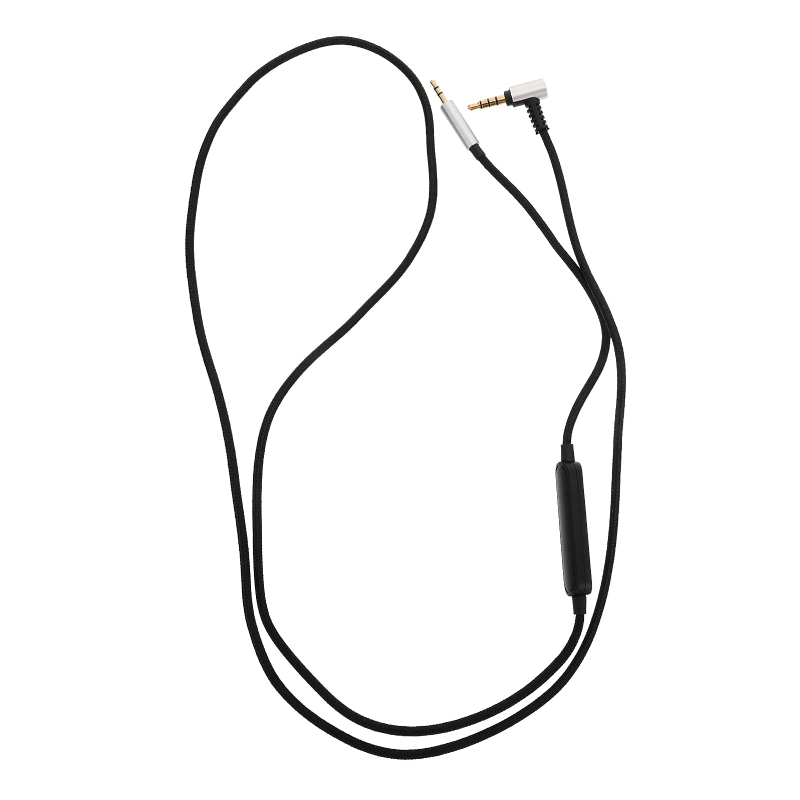 HEALLILY Copper Earphone Control Wire Practical Headset Cable Wire Control Cable Earphone Accessory