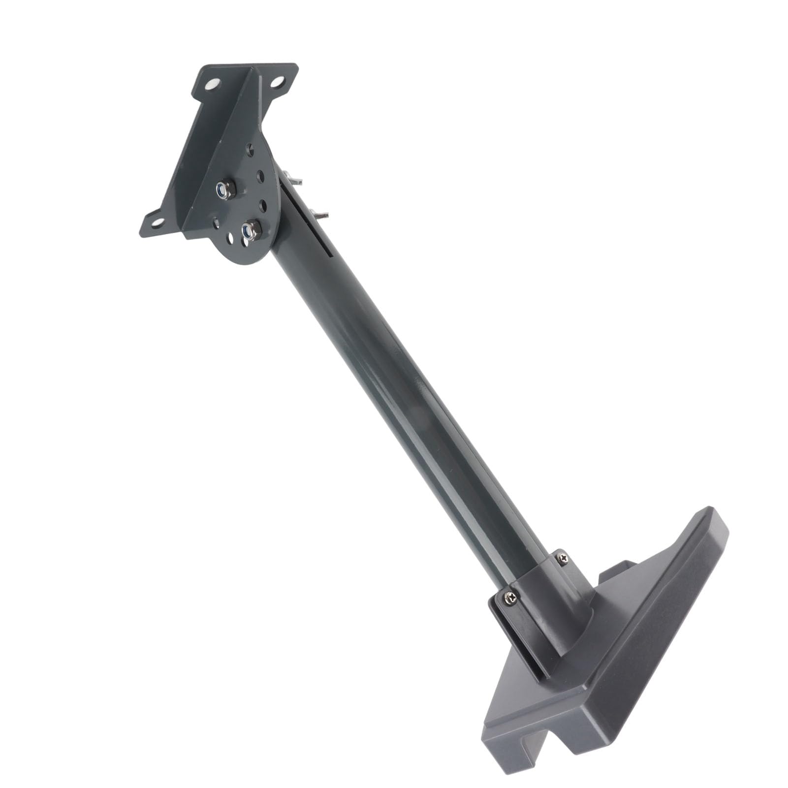 Kit de montaje de techo para Internet por satélite de 3ª generación, diseño giratorio ajustable para autocaravanas, yates, autocaravanas, metal (gris)