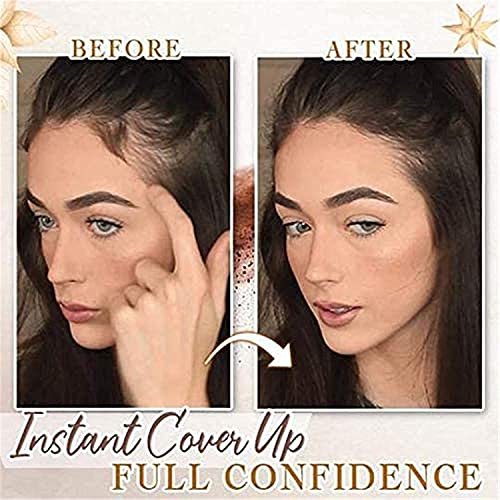 Pó para linha de cabelo, tintura de raiz de cabelo, cobertura de sombra instantânea para cabelo raiz