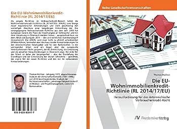 Paperback Die EU-Wohnimmobilienkredit-Richtlinie (RL 2014/17/EU) [German] Book
