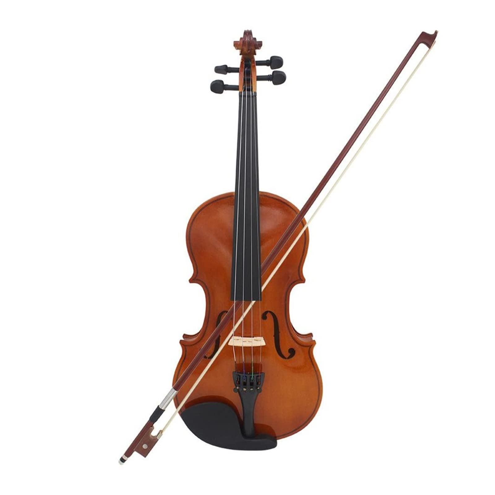 Violino Full Size 4/4 Naturale Violino In Legno Solido Acustico Violino Per Principianti 4 Strumenti A Corda Violino
