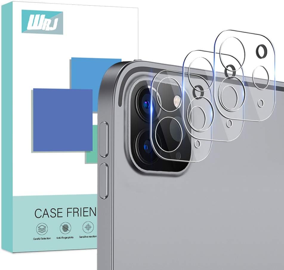 [3-Pack] Camera Lens Screen Protector for iPad Pro 12.9/iPad Pro 11 2020, Anti-Scratch, Anti-Fingerprint, No-Bubble 9H Hardness Tempered Glass for iPad Pro 2020