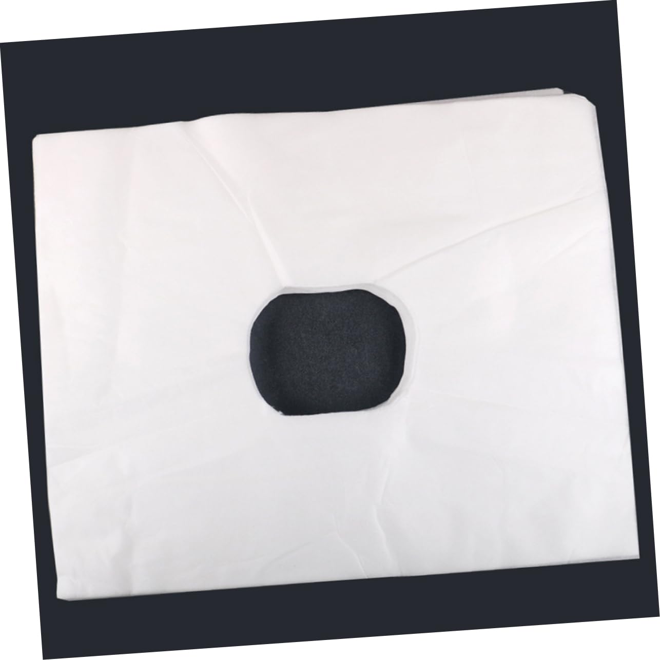 VICASKY 200pcs Hole Towel Massage Mat Face Pillow Covers Disposable Headrest Pads for Salon Home Use