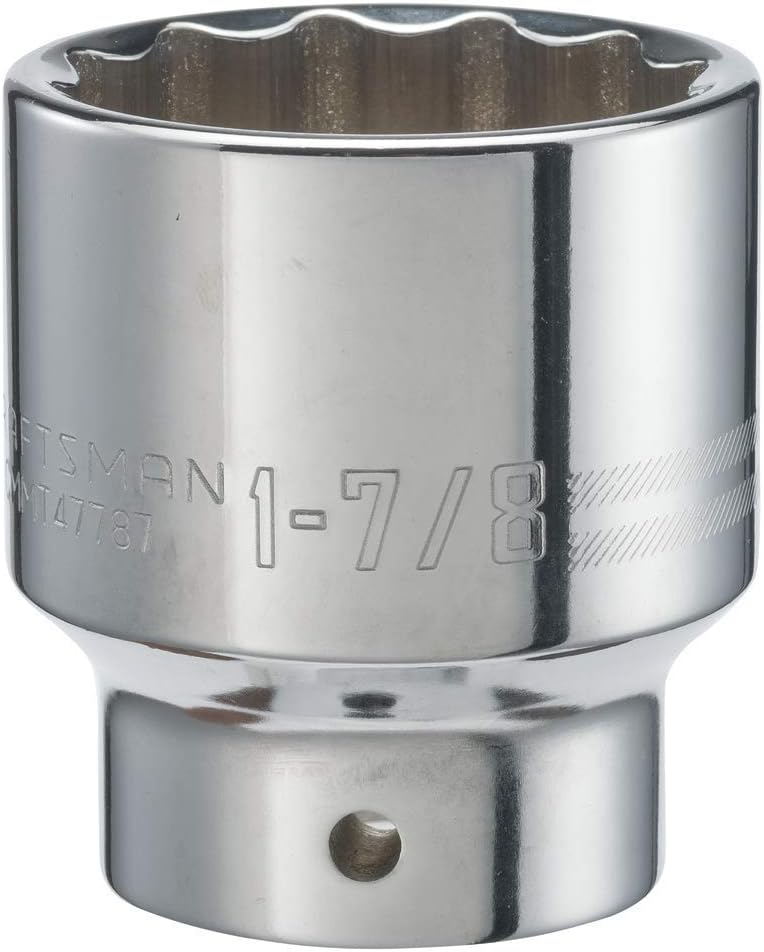 CRAFTSMAN Shallow Socket, SAE, 3/4-Inch Drive, 1-7/8-Inch, 12-Point (CMMT47787)