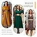 Dimore 3 Pack Plus Size Belts for Women, Wide Elastic Waist Belt - Stretchy Vintage Cinch Ladies Waistband for Dresses (Black + Camel + Beige, Fit Waist 42-46in)