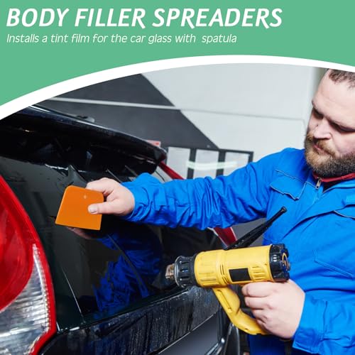 Image of Frienda 20 Pcs Body Filler Spreaders Plastic Tools for Automotive Applying Putties Glazes Caulks and Paint (4 Sizes)