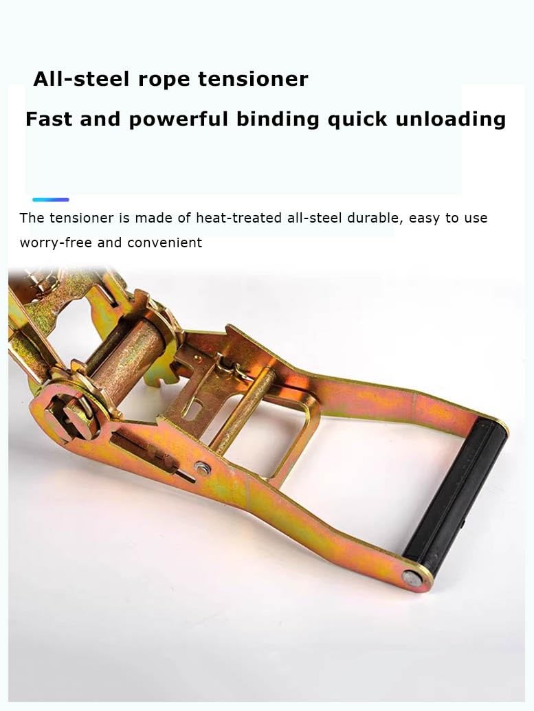 Cinghia A Cricchetto - Cinghie Di Tensione Con Cricchetto 4 X 2000 Kg 6 M Cinghie Di Fissaggio Ratchet Tie Downs Cinghie Di Tensione Per Trasporto Merce(W1mm/0.04in,L9m/354in)