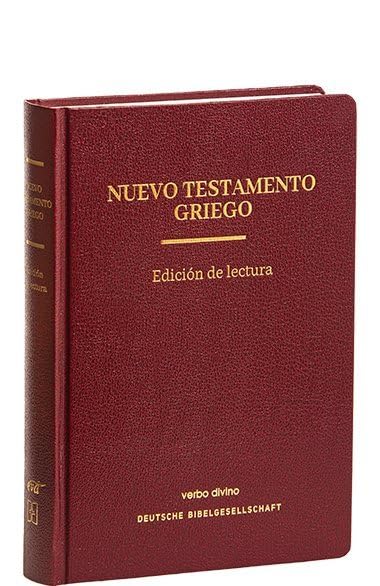 Nuevo Testamento Griego: Edición de lectura. Con vocabulario y morfología explicados en notas a pie de página (Biblias de estudio EVD)