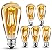 Produktbild Edison Vintage Glühbirne E27, LED Vintage Glühbirne Warmweiß LED Lampen, Vintage Antike Glühbirne E27 6W (ersetzt 60W),Retro glühbirne Ideal für Nostalgie und Retro Beleuchtung, 6 Stück