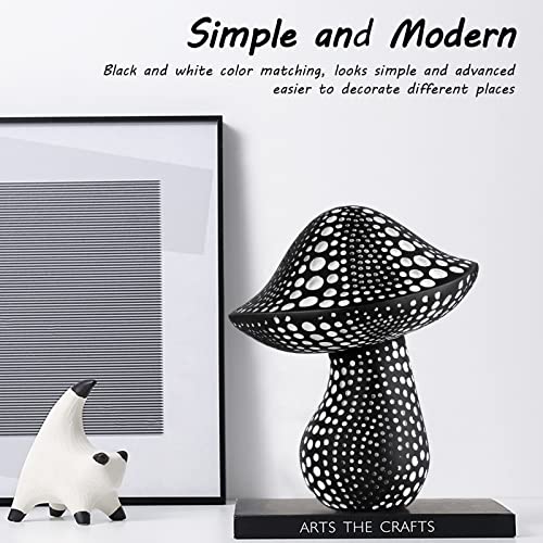 Icarmount Mushroom Statue Decor, Crafted Mushroom Statues For Home Decoration, Living Room Bathroom Bedroom Kitchen Book Shelf Office Decoration Figurines Gift #TOP1