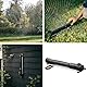 Fiskars Comfort Oszillierender Regner S–L, Inkl. herausnehmbarem Filter und Werkzeug zur Düsenreinigung, Sprinkler für 300-500 m², Schwarz/Orange, 1070833