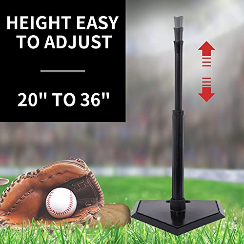 GKK Baseball Softball Batting Tee Teeball Stand for Traning Tee for Adult Kids