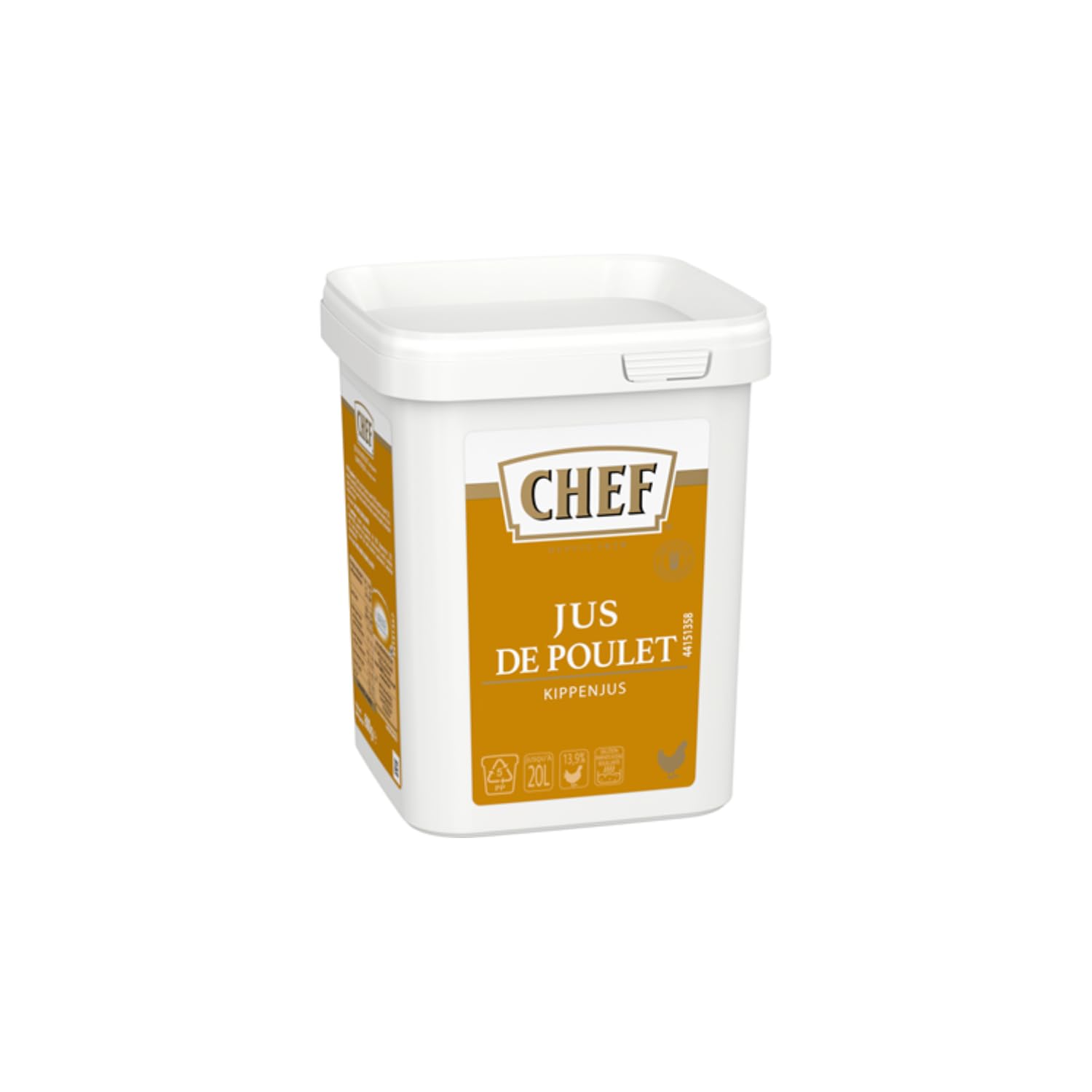 CHEF Jus de Poulet 600 g – Préparation jusqu’à 20 L