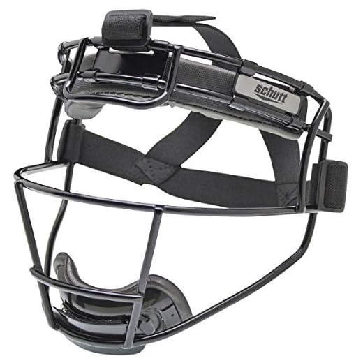 Schutt Youth Softball Fielder's Face Guard Black